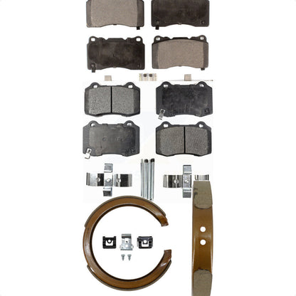 [Avant + Arrière] Kit de plaquette (semi-métallique) de frein pour Cadillac CTS STS KFN-100533