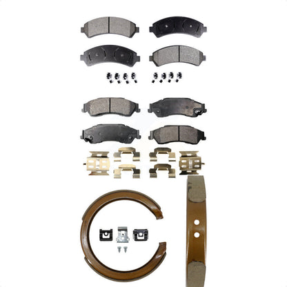 [Avant + Arrière] Kit de plaquette (semi-métallique) de frein pour Chevrolet S10 Blazer GMC Sonoma Jimmy Oldsmobile Bravada KFN-100538