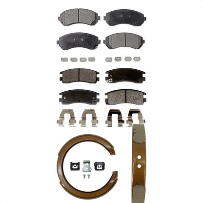 [Avant + Arrière] Kit de plaquette (semi-métallique) de frein pour Buick Rendezvous Chevrolet Venture Pontiac Montana Aztek KFN-100539