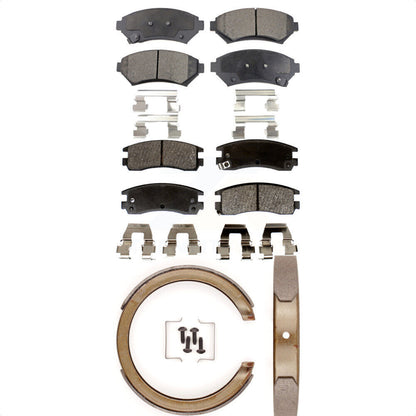 [Avant + Arrière] Kit de plaquette (semi-métallique) de frein pour Chevrolet Impala Buick Pontiac Grand Prix Monte Carlo Century Regal Venture Oldsmobile Intrigue KFN-100541