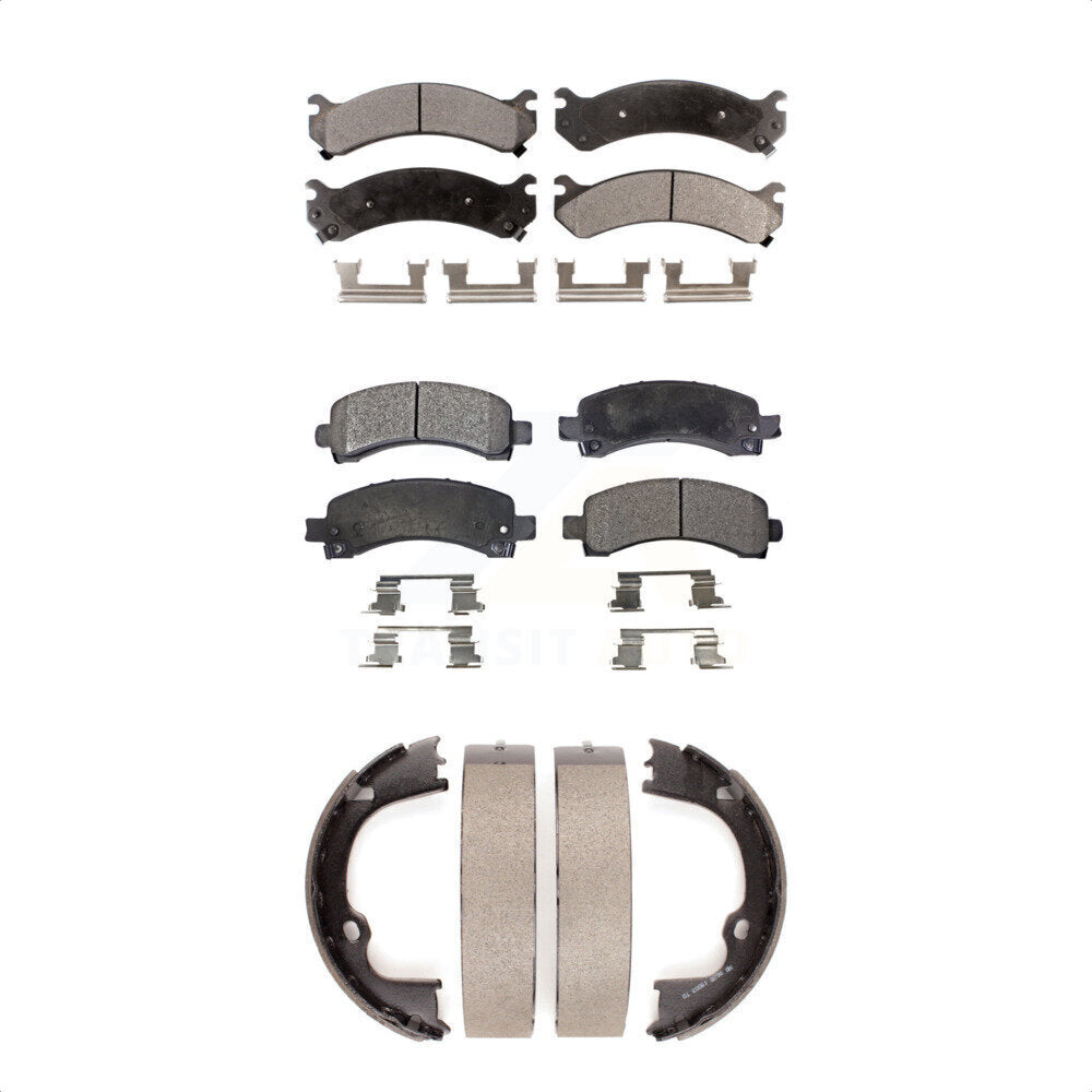 [Avant + Arrière] Kit de plaquette (semi-métallique) de frein pour Chevrolet Express 3500 2500 GMC Savana KFN-100543