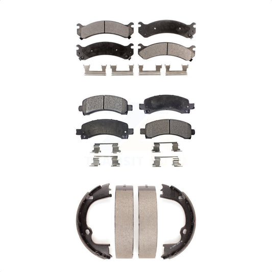 [Avant + Arrière] Kit de plaquette (semi-métallique) de frein pour Chevrolet Express 3500 2500 GMC Savana KFN-100543