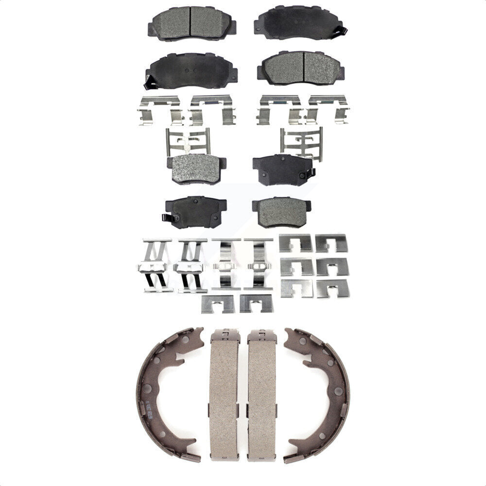 [Avant + Arrière] Kit de plaquette (semi-métallique) de frein pour 1996-1998 Acura RL KFN-100549