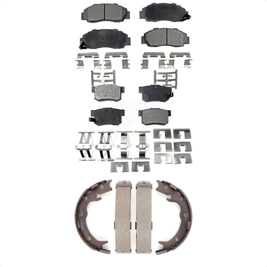 [Avant + Arrière] Kit de plaquette (semi-métallique) de frein pour 1996-1998 Acura RL KFN-100549