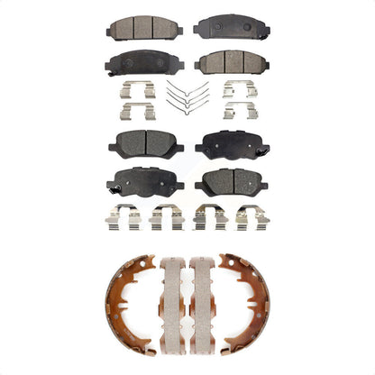 [Avant + Arrière] Kit de plaquette (semi-métallique) de frein pour 2009-2016 Toyota Venza KFN-100551