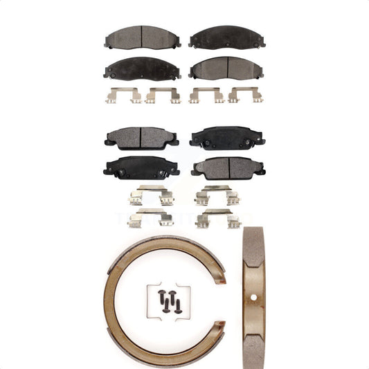 [Avant + Arrière] Kit de plaquette (semi-métallique) de frein pour Cadillac STS KFN-100560