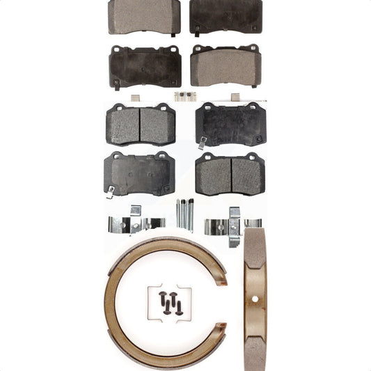 [Avant + Arrière] Kit de plaquette (semi-métallique) de frein pour Cadillac STS KFN-100562