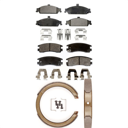 [Avant + Arrière] Kit de plaquette (semi-métallique) de frein pour Pontiac Grand Am Oldsmobile Alero KFN-100563