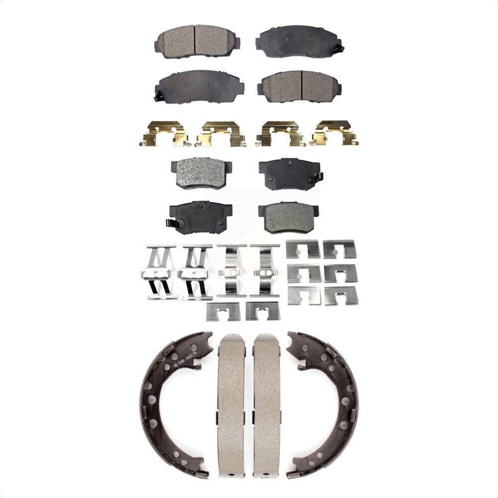 [Avant + Arrière] Kit de plaquette (semi-métallique) de frein pour Acura RDX KFN-100580