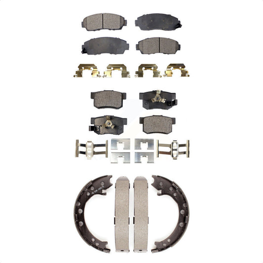 [Avant + Arrière] Kit de plaquette (semi-métallique) de frein pour Honda CR-V Acura RDX KFN-100581