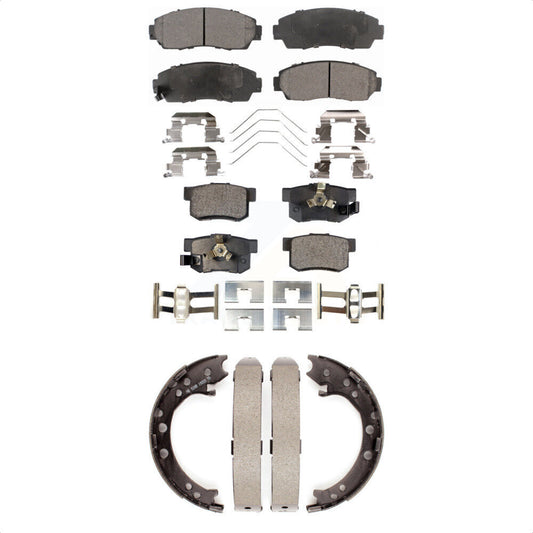 [Avant + Arrière] Kit de plaquette (semi-métallique) de frein pour 2012-2016 Honda CR-V AWD KFN-100583