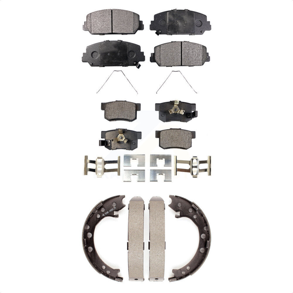 [Avant + Arrière] Kit de plaquette (semi-métallique) de frein pour 2013-2018 Acura RDX KFN-100584