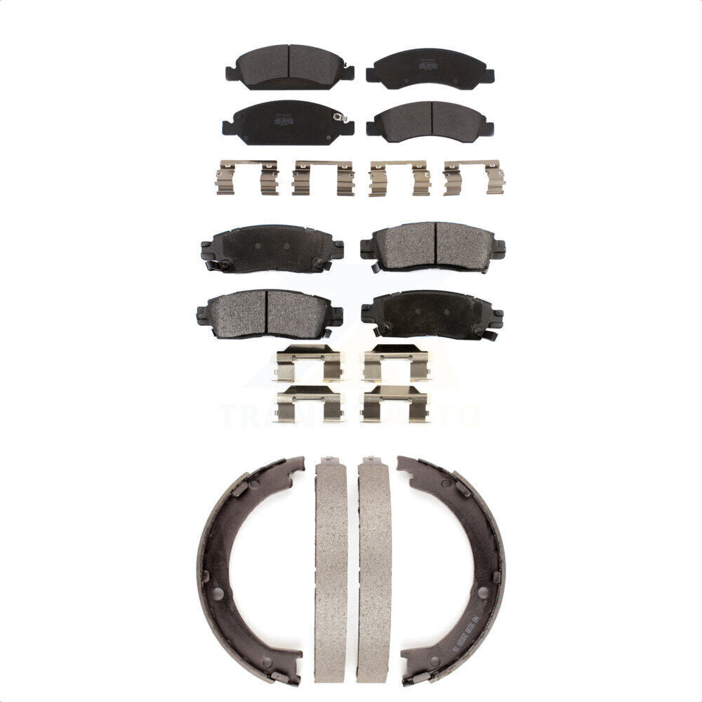 [Avant + Arrière] Kit de plaquette (semi-métallique) de frein pour Cadillac XTS KFN-100590