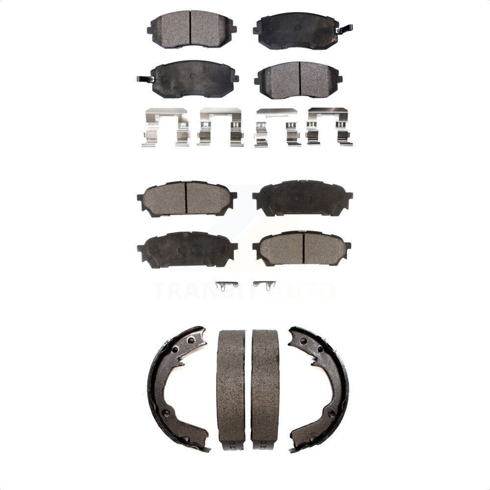 [Avant + Arrière] Kit de plaquette (semi-métallique) de frein pour Subaru Forester Impreza Saab 9-2X KFN-100600
