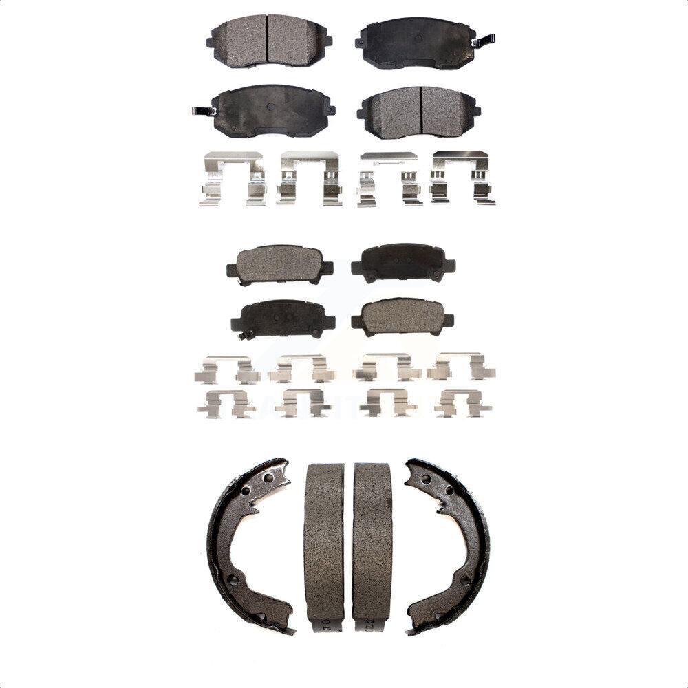 [Avant + Arrière] Kit de plaquette (semi-métallique) de frein pour Subaru Impreza Forester KFN-100602