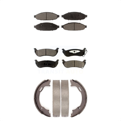 [Avant + Arrière] Kit de plaquette (semi-métallique) de frein pour 2004-2008 Chrysler Pacifica KFN-100607