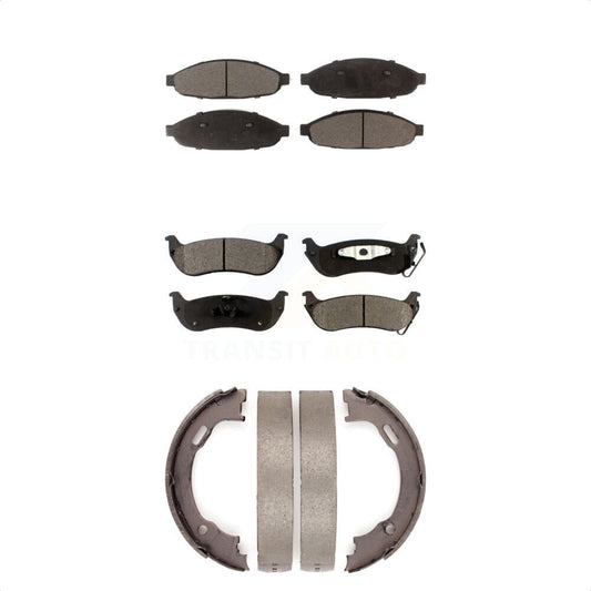 [Avant + Arrière] Kit de plaquette (semi-métallique) de frein pour 2004-2008 Chrysler Pacifica KFN-100607