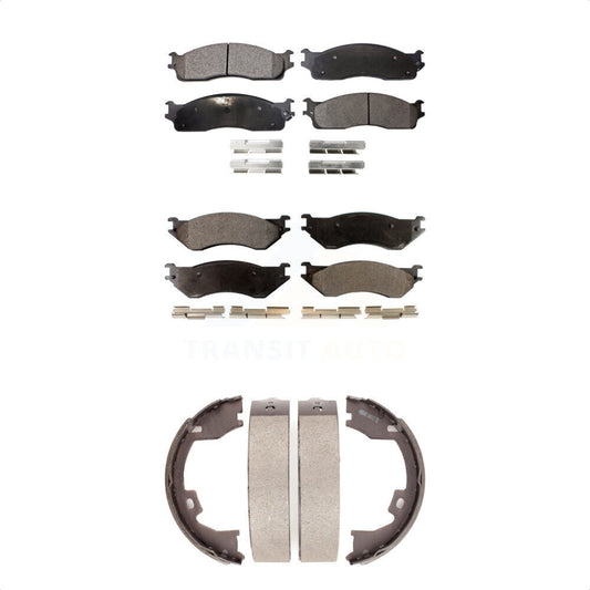 [Avant + Arrière] Kit de plaquette (semi-métallique) de frein pour Dodge Ram 1500 2500 3500 KFN-100613