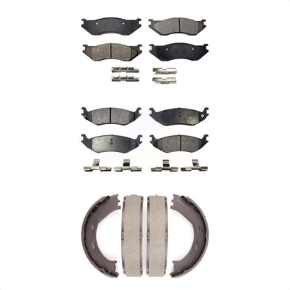 [Avant + Arrière] Kit de plaquette (semi-métallique) de frein pour Dodge Ram 1500 KFN-100614