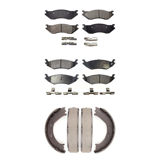 [Avant + Arrière] Kit de plaquette (semi-métallique) de frein pour Dodge Ram 1500 KFN-100614