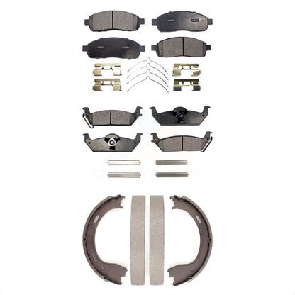 [Avant + Arrière] Kit de plaquette (semi-métallique) de frein pour 2009 Ford F-150 KFN-100620