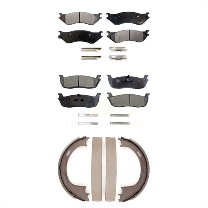 [Avant + Arrière] Kit de plaquette (semi-métallique) de frein pour Ford F-150 Expedition Heritage Lincoln Navigator F-250 KFN-100621