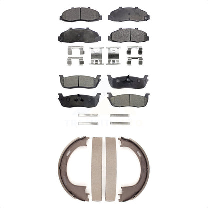 [Avant + Arrière] Kit de plaquette (semi-métallique) de frein pour Ford F-150 Heritage Lincoln Blackwood KFN-100626