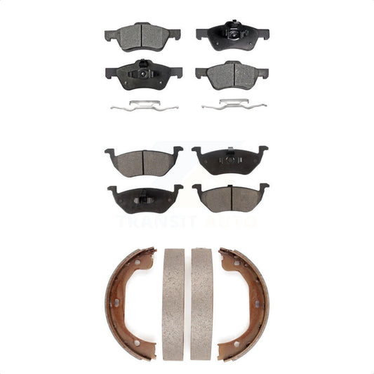 [Avant + Arrière] Kit de plaquette (semi-métallique) de frein pour Ford Escape Mercury Mariner Mazda Tribute KFN-100631