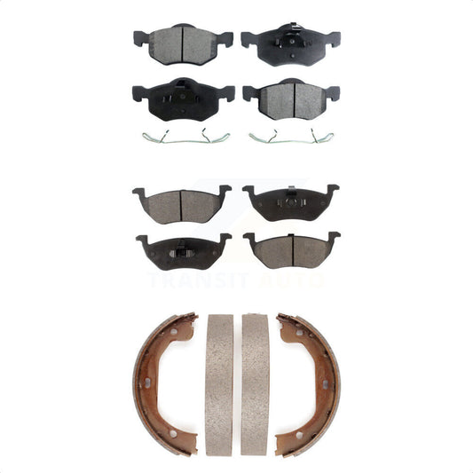 [Avant + Arrière] Kit de plaquette (semi-métallique) de frein pour Mazda Tribute Mercury Mariner KFN-100632