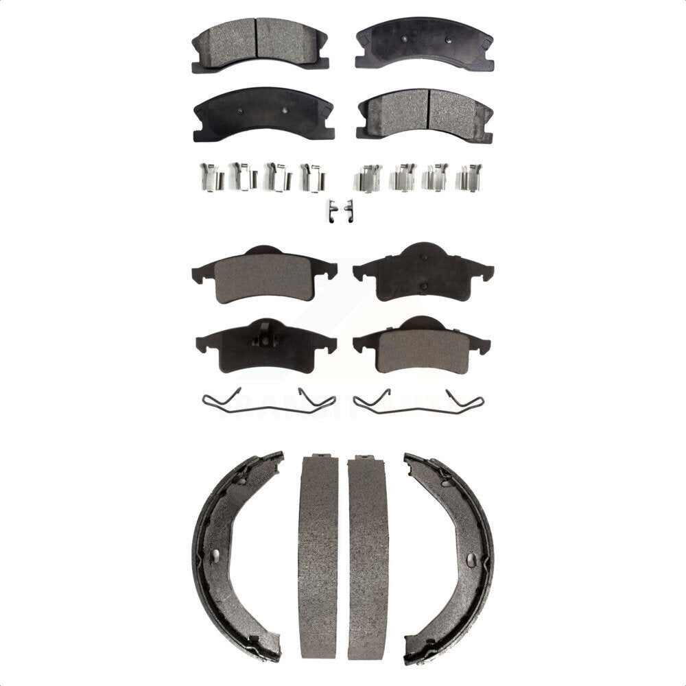 [Avant + Arrière] Kit de plaquette (semi-métallique) de frein pour Jeep Grand Cherokee KFN-100637