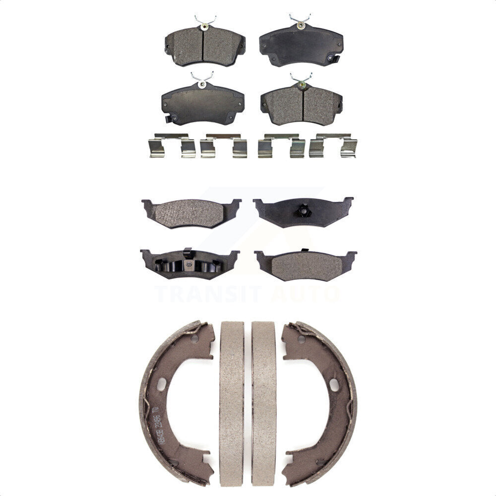 [Avant + Arrière] Kit de plaquette (semi-métallique) de frein pour Chrysler PT Cruiser Dodge Neon KFN-100642