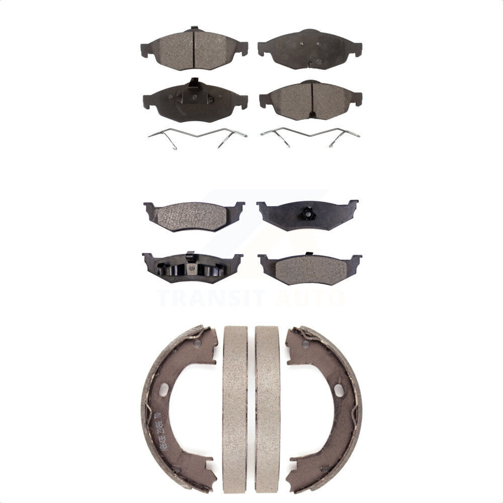 [Avant + Arrière] Kit de plaquette (semi-métallique) de frein pour Chrysler Sebring Dodge Stratus KFN-100644