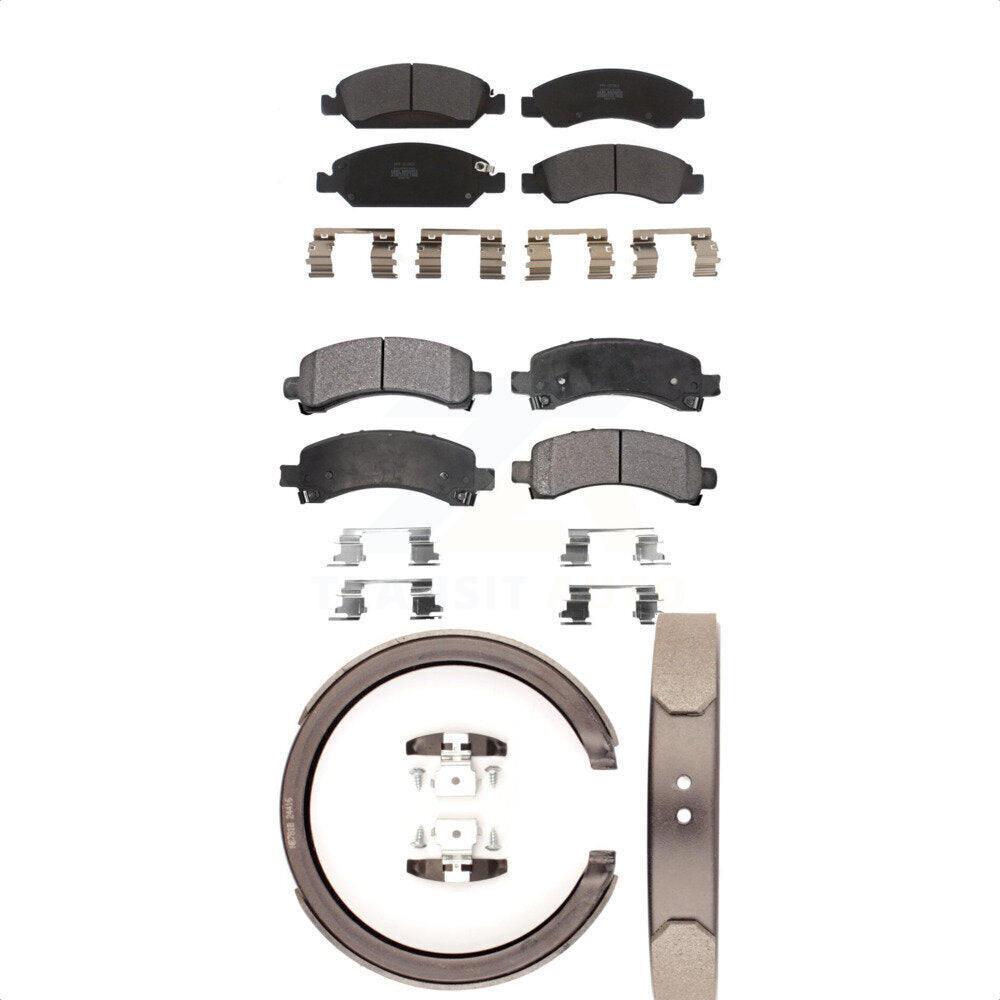 [Avant + Arrière] Kit de plaquette (semi-métallique) de frein pour Chevrolet Express 1500 GMC Savana KFN-100659