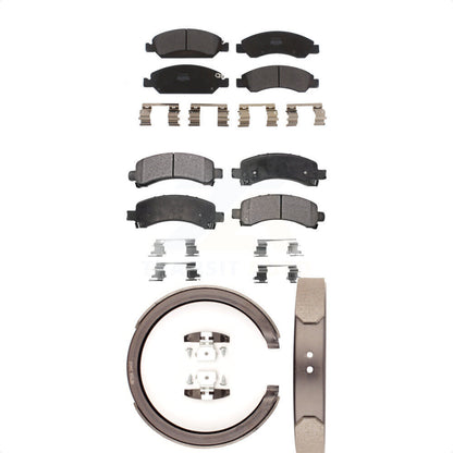 [Avant + Arrière] Kit de plaquette (semi-métallique) de frein pour Chevrolet Express 1500 GMC Savana KFN-100659