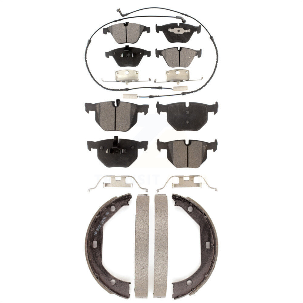 [Avant + Arrière] Kit de plaquette (semi-métallique) de frein pour BMW 335i xDrive X1 335d 335xi 335is KFN-100670