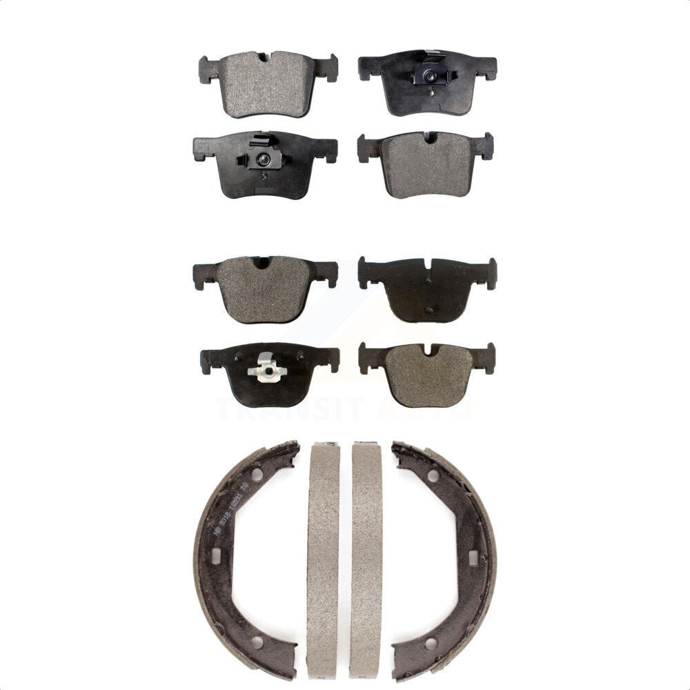 [Avant + Arrière] Kit de plaquette (semi-métallique) de frein pour BMW 330i xDrive 328i 430i Gran Coupe 335i 428i 435i GT sans Blue Painted Calipers KFN-100673 par Transit Auto