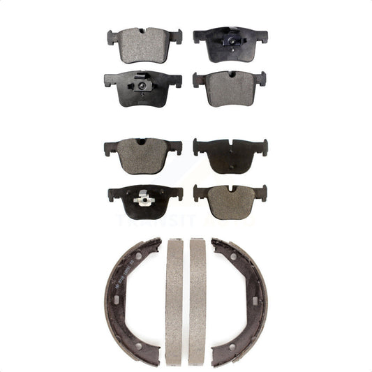 [Avant + Arrière] Kit de plaquette (semi-métallique) de frein pour BMW 330i xDrive 328i 430i Gran Coupe 335i 428i 435i GT sans Blue Painted Calipers KFN-100673 par Transit Auto