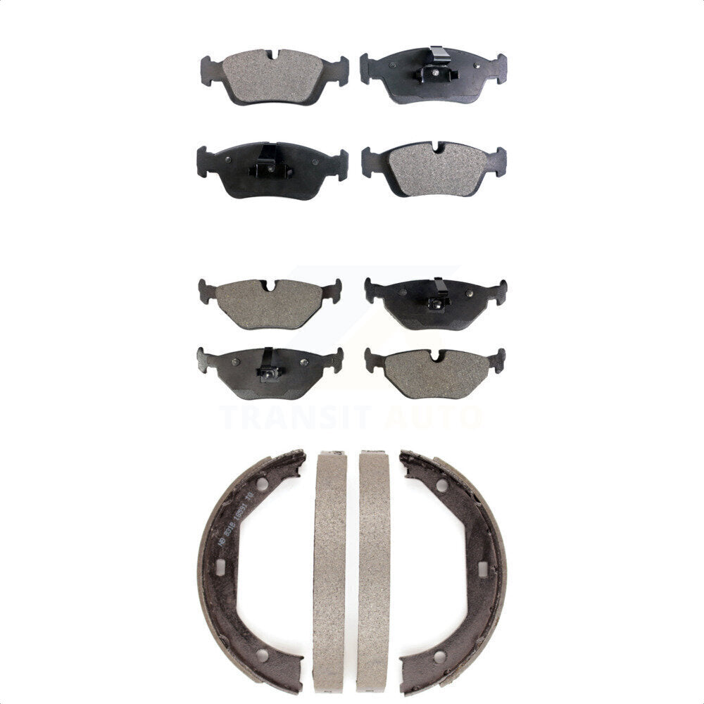 [Avant + Arrière] Kit de plaquette (semi-métallique) de frein pour 2001-2005 BMW 325xi KFN-100675
