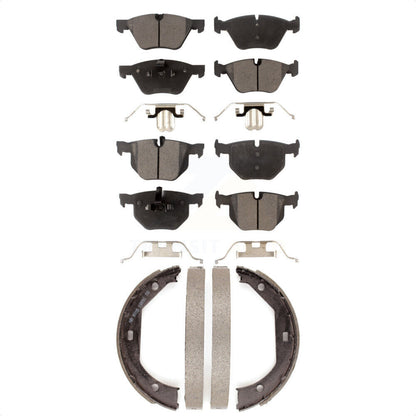 [Avant + Arrière] Kit de plaquette (semi-métallique) de frein pour BMW 330i 330xi 335xi KFN-100676