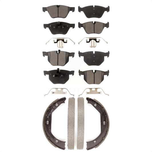 [Avant + Arrière] Kit de plaquette (semi-métallique) de frein pour BMW 330i 330xi 335xi KFN-100676