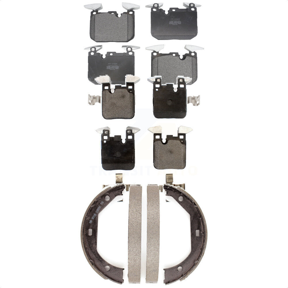 [Avant + Arrière] Kit de plaquette (semi-métallique) de frein pour BMW 428i 330i xDrive 335i 328i M4 430i Gran Coupe M3 435i 340i 440i M2 GT ActiveHybrid 3 KFN-100678