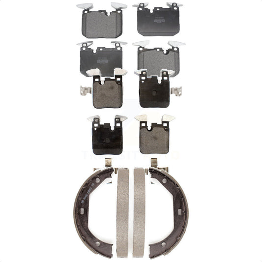 [Avant + Arrière] Kit de plaquette (semi-métallique) de frein pour BMW 428i 330i xDrive 335i 328i M4 430i Gran Coupe M3 435i 340i 440i M2 GT ActiveHybrid 3 KFN-100678