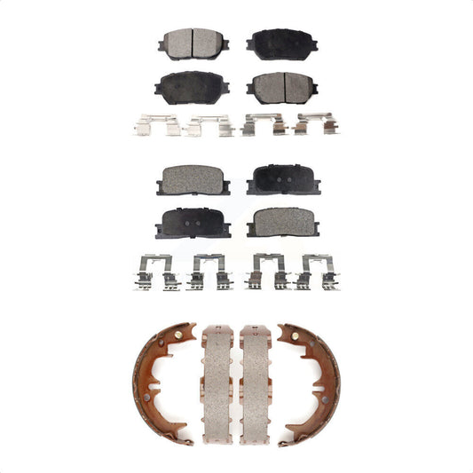 [Avant + Arrière] Kit de plaquette (semi-métallique) de frein pour Toyota Camry Vehicles Manufactured In Japan KFN-100688