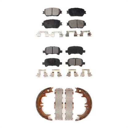 [Avant + Arrière] Kit de plaquette (semi-métallique) de frein pour Toyota Camry Vehicles Manufactured In USA KFN-100689