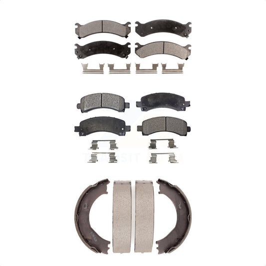 [Avant + Arrière] Kit de plaquette (semi-métallique) de frein pour Chevrolet Express 3500 2500 GMC Savana KFN-100703