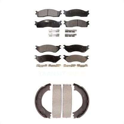 [Avant + Arrière] Kit de plaquette (semi-métallique) de frein pour 2003-2005 Dodge Ram 2500 3500 KFN-100708