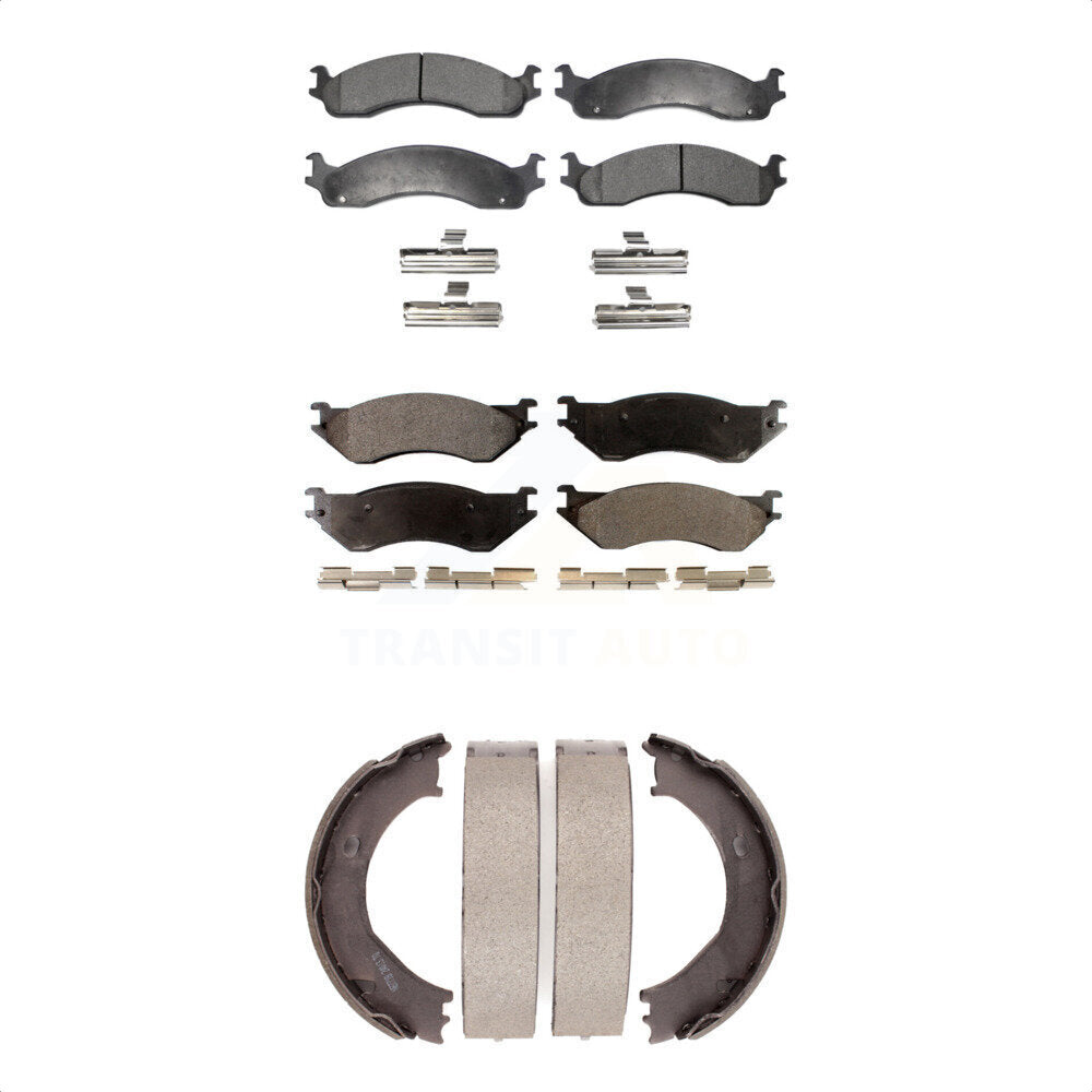 [Avant + Arrière] Kit de plaquette (semi-métallique) de frein pour 2001-2002 Dodge Ram 2500 3500 KFN-100710