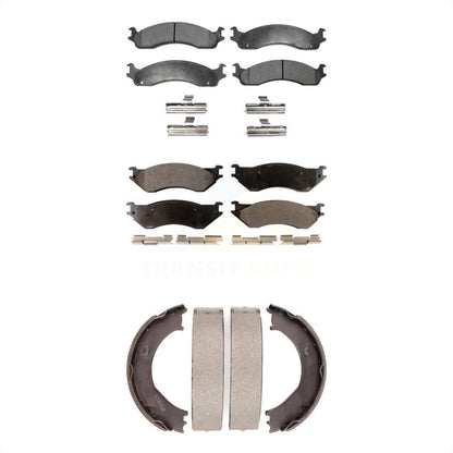 [Avant + Arrière] Kit de plaquette (semi-métallique) de frein pour 2001-2002 Dodge Ram 2500 3500 KFN-100710