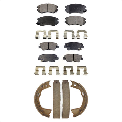 [Avant + Arrière] Kit de plaquette (semi-métallique) de frein pour 2010-2011 Hyundai Azera KFN-100721