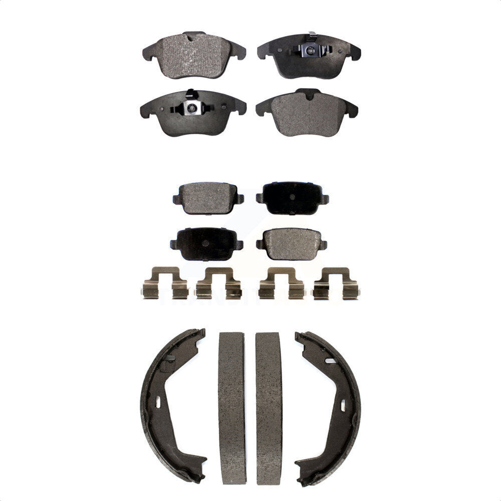 [Avant + Arrière] Kit de plaquette (semi-métallique) de frein pour 2007-2009 Volvo S80 FWD KFN-100730